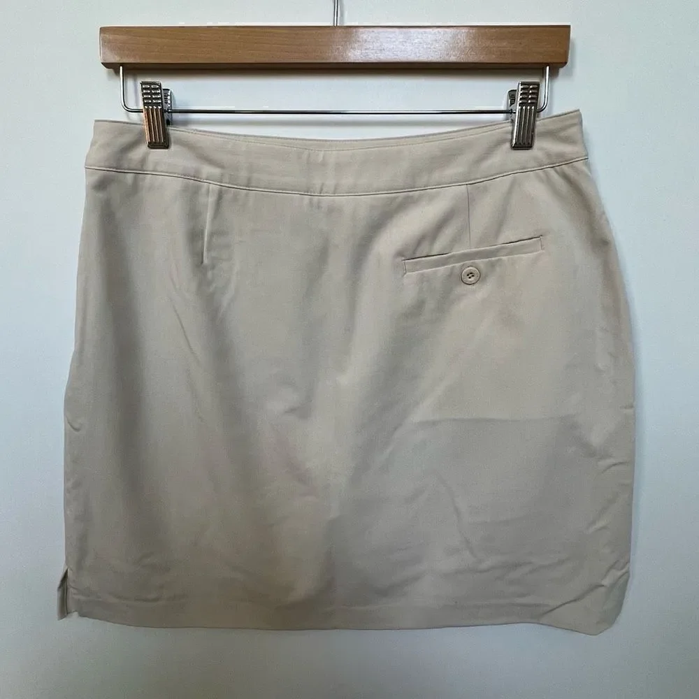 EP Pro Golf Skort Skirt w Built in Shorts Athletic Khaki Women’s size 10